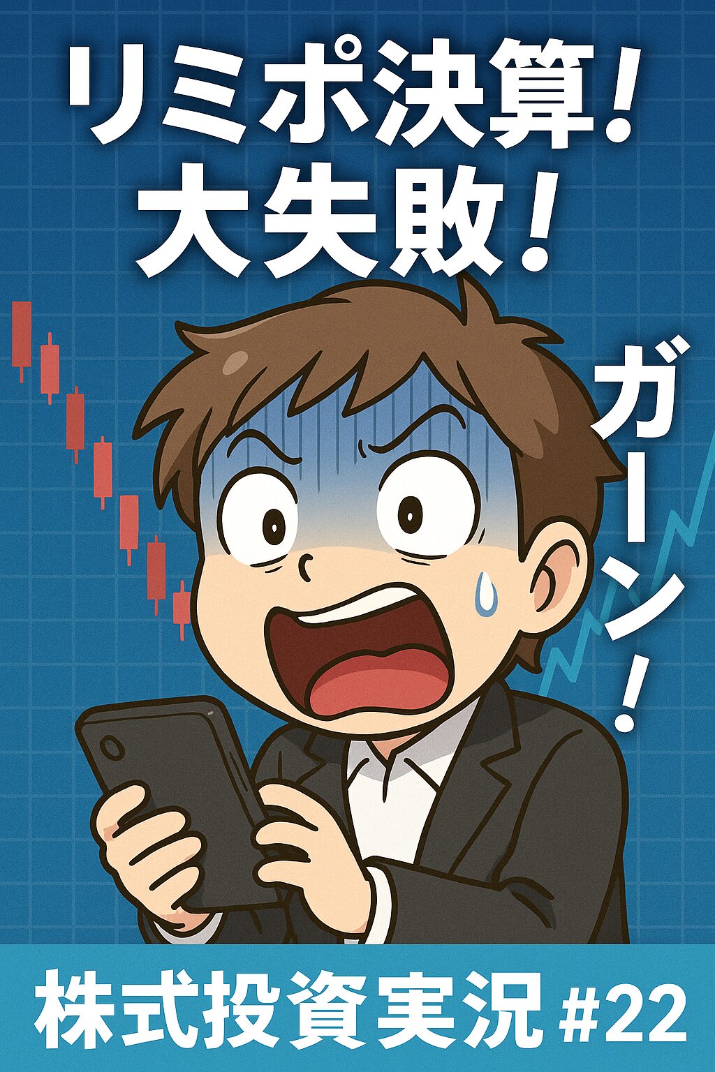 リミポ決算で大失態!指値ミスでまさかの全売却!?仮想通貨連動株の落とし穴【株式投資実況#22】